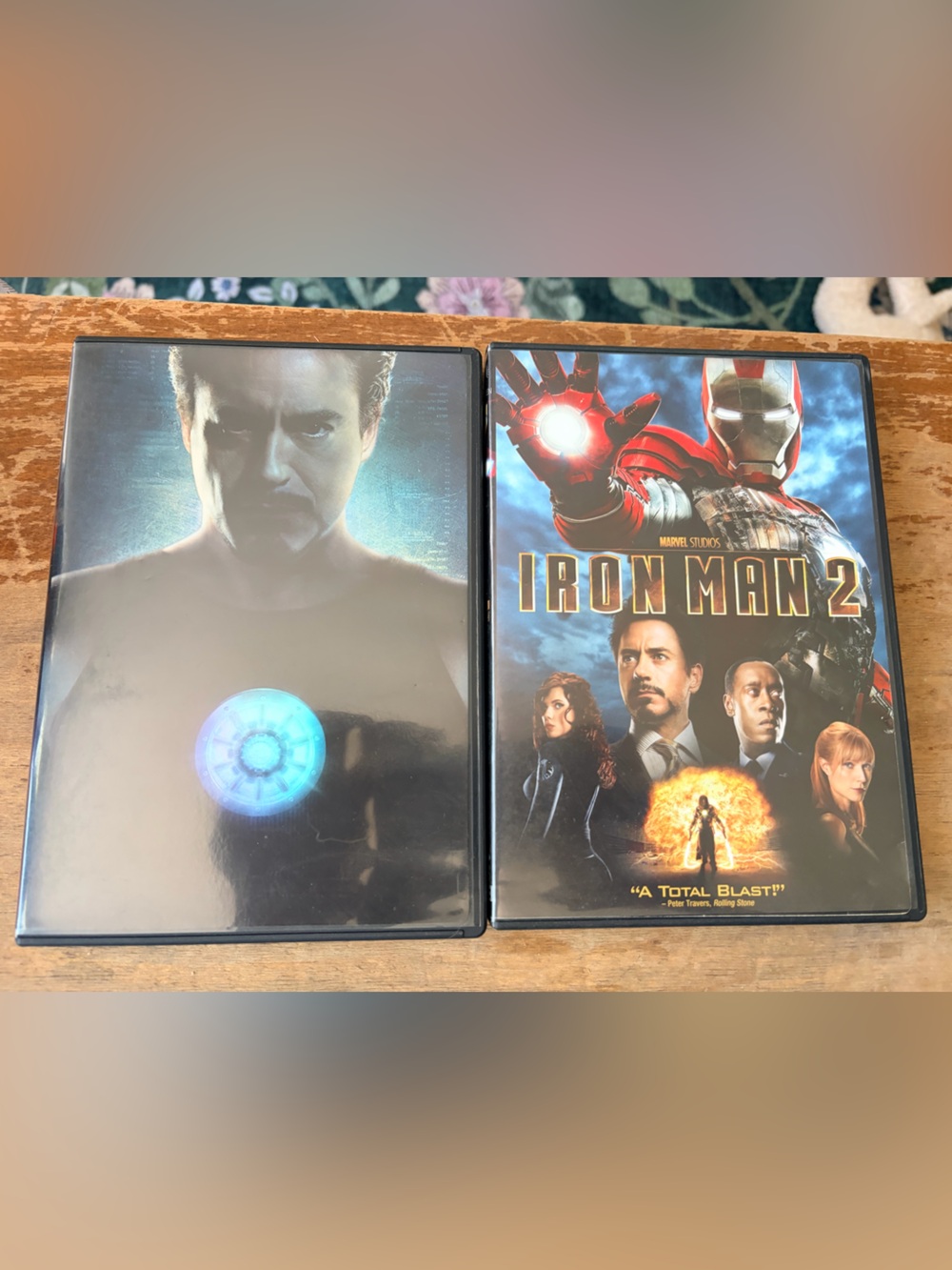 Iron Man 1 & 2 DVD Lot Marvel Robert Downey Jr MCU 2 Movies